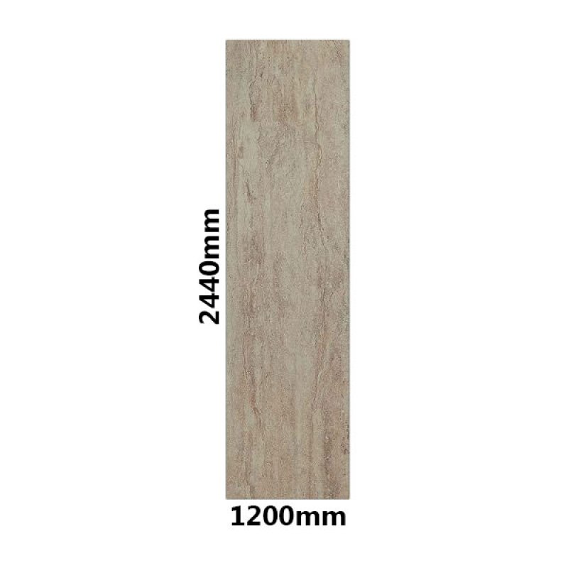 Showerwall Square Edge MDF Shower Panel 1200mm Wide x 2440mm High - Travertine Stone