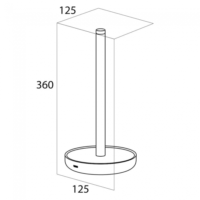 Tiger Urban Spare Toilet Roll Holder Freestanding - White