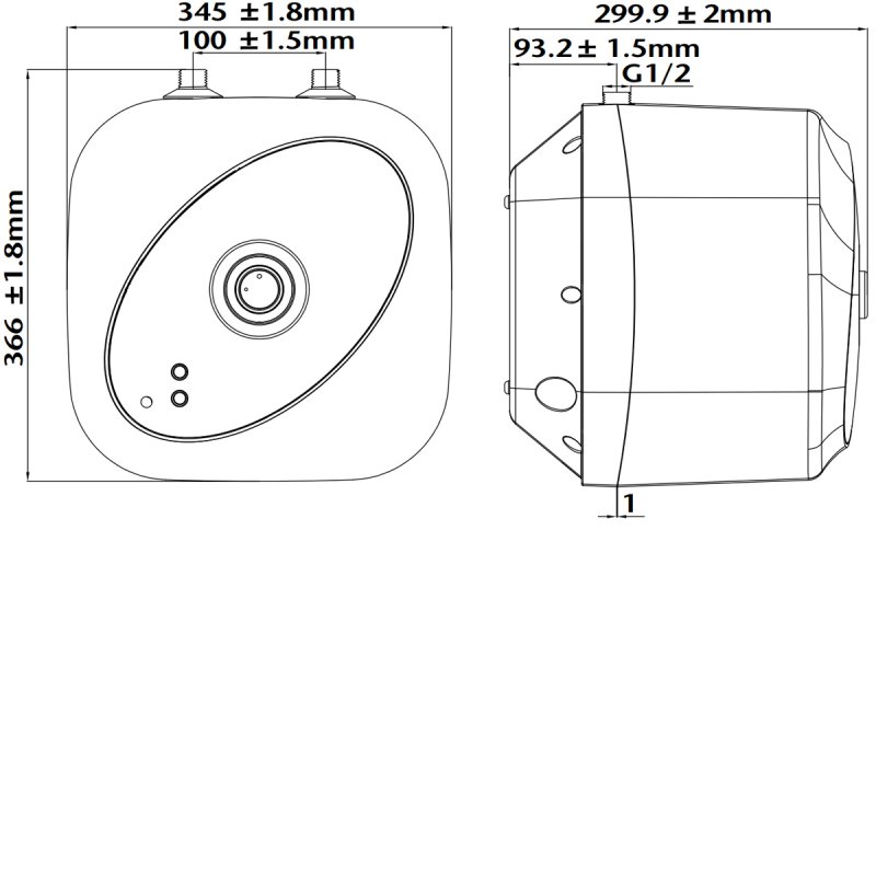 Triton Instaflow Water Heater SPINSF100S Electric