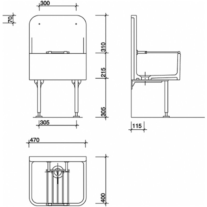 Twyford Cleaners Kitchen Sink FC1044WH 1 Bowl White
