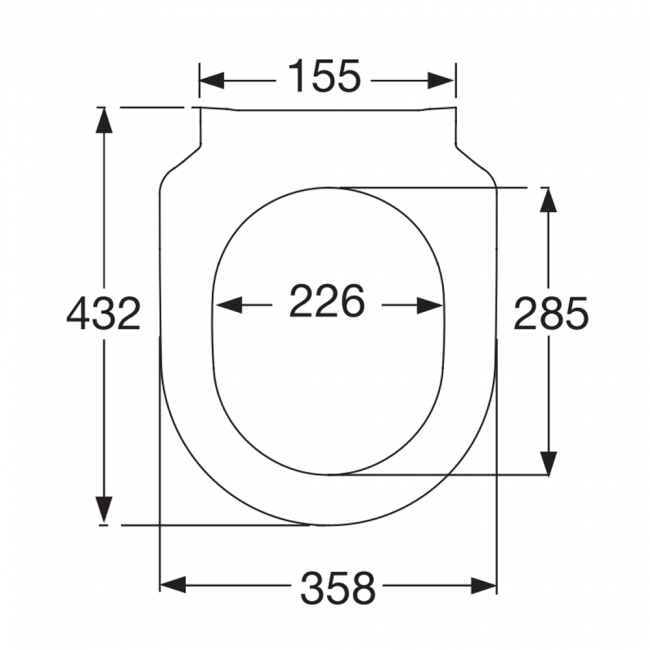 Villeroy & Boch Architectura Slim Toilet Seat and Cover - White Alpin