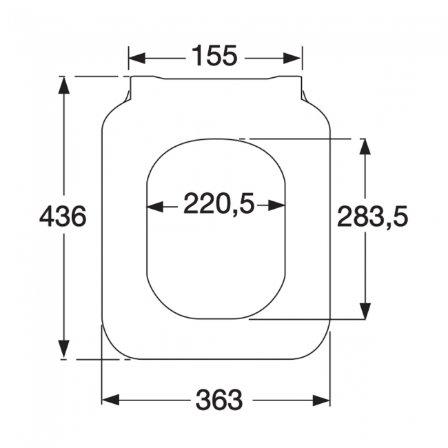 Villeroy & Boch Architectura Square Quick Release Slim Soft Close Toilet Seat and Cover - White Alpin