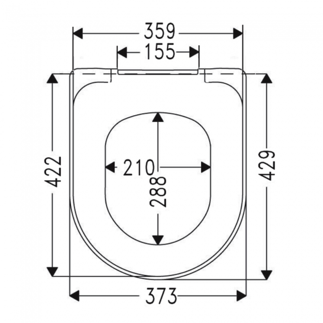 Villeroy & Boch Avento Quick Release Soft Close Toilet Seat and Cover - White Alpin