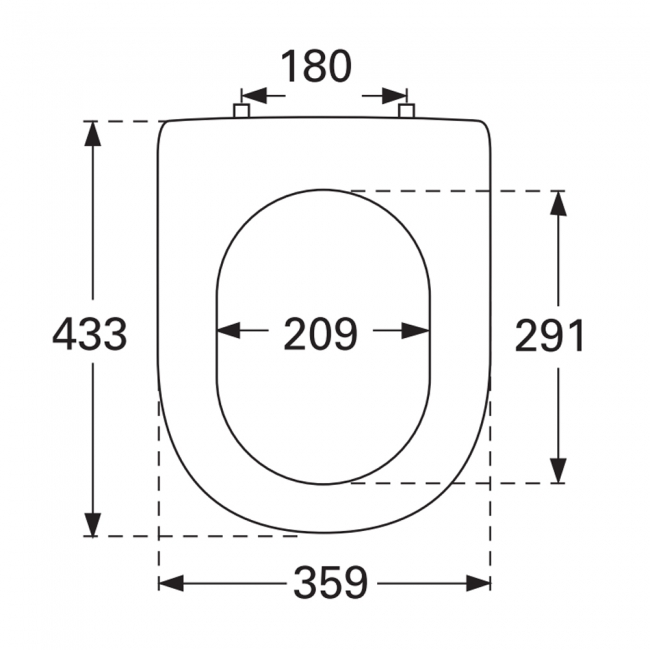 Villeroy & Boch Subway 2.0 Quick Release Soft Close Toilet Seat and Cover - White Alpin