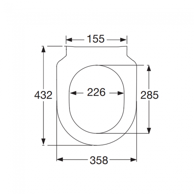 Villeroy & Boch Subway Slim Soft Close Toilet Seat and Cover with Removable Seat Quick Release - White Alpin