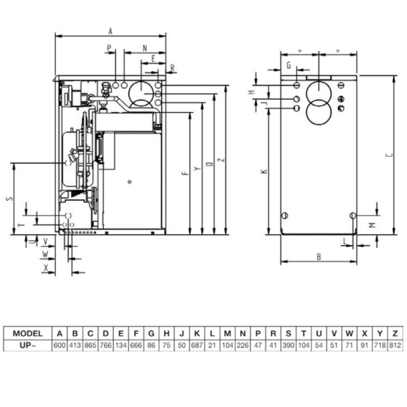 Warmflow Agentis Internal Condensing Conventional Oil Boiler With Pump 27-33kW