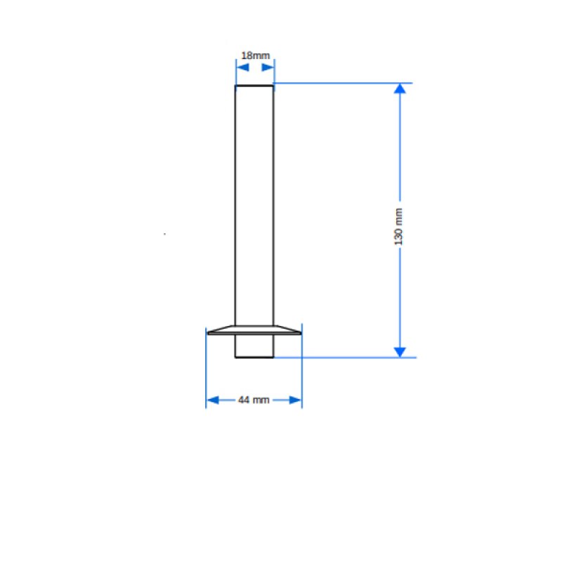 West 130mm Radiator Valve Pipe Sleeve Kit Pair - Antique Brass