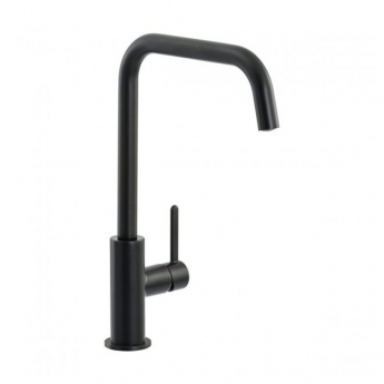 Abode Althia Single Lever Kitchen Sink Mixer Tap - Matt Black