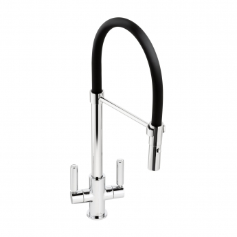 Abode Globe Professional Pull Out Kitchen Sink Mixer Tap - Chrome