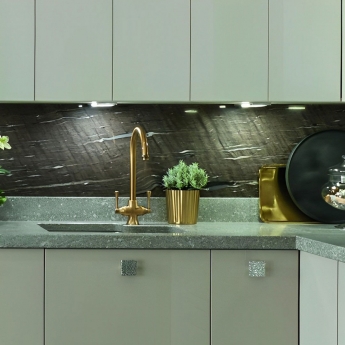 Abode Gosford Monobloc Kitchen Sink Mixer Tap - Antique Brass