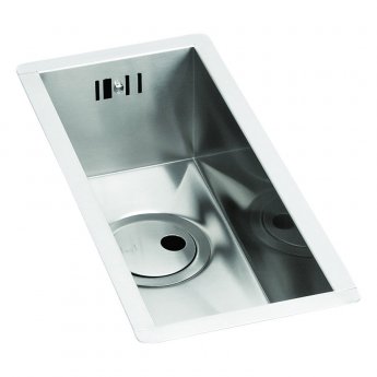 Abode Matrix R0 0.5 Bowl Undermount Kitchen Sink 200mm L x 440mm W - Stainless Steel