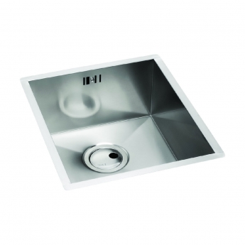 Abode Matrix R0 1.0 Bowl Undermount Kitchen Sink 380mm L x 438mm W - Stainless Steel