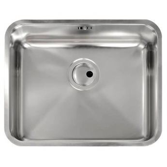 Abode Matrix R50 1.0 Bowl Undermount Kitchen Sink 535mm L x 435mm W - Stainless Steel