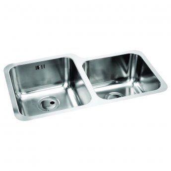 Abode Matrix R50 1.75 Left Handed Main Bowl Kitchen Sink 755mm L x 450mm W - Stainless Steel