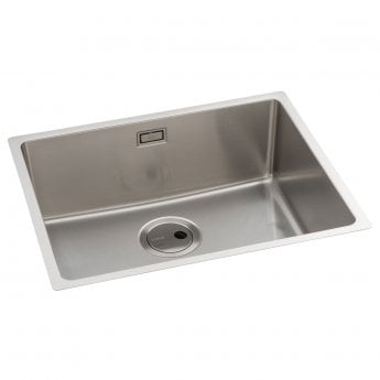 Abode Matrix R15 1.0 Bowl Undermount Kitchen Sink 540mm L x 440mm W - Stainless Steel
