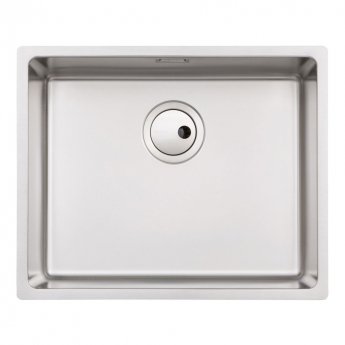 Abode Matrix R15 1.0 Bowl Undermount Kitchen Sink 540mm L x 440mm W - Stainless Steel