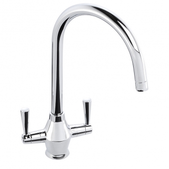 Abode Neron 1.0 Bowl Inset Kitchen Sink with Astral Sink Tap 1000mm L x 500mm W - Stainless Steel
