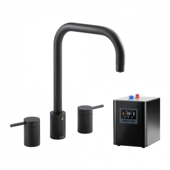 Abode Profile 4 IN 1 3 Part Kitchen Sink Mixer Tap with Proboil.4E Tank - Matt Black