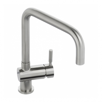 Abode Propus Single Lever Kitchen Sink Mixer Tap - Stainless Steel