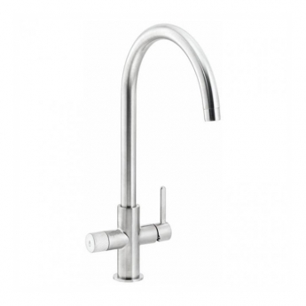 Abode Puria Aquifier Kitchen Sink Mixer Tap - Brushed Nickel