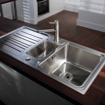 Abode Specto Single Lever Kitchen Sink Mixer Tap - Chrome