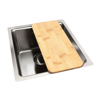 Abode System Sync 1 Main Bowl kitchen Sink 440mm L x 380mm W - Stainless Steel