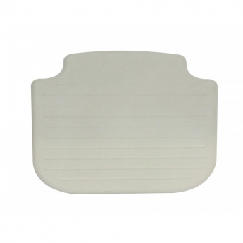 AKW 4000 Series Extra Wide Fold Up Padded Shower Seat Grey with Back & Grey Arms