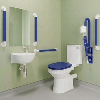 AKW Standard Close Coupled Doc M Pack Disabled Toilet | Product Image