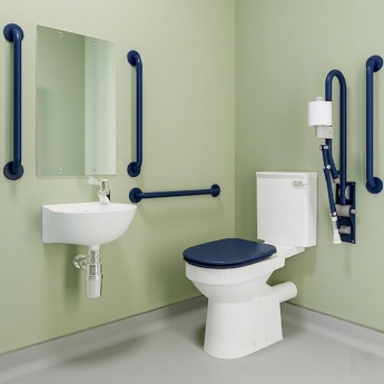 AKW Standard Close Coupled Doc M Pack Disabled Toilet | Product Image