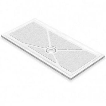 AKW Low Profile Rectangular Shower Tray, 1420mm x 820mm, Non-Handed