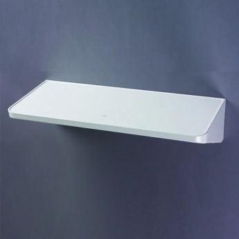 AKW Small Polypropylene Shelf 215mm Wide - White