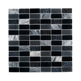 AKW Mosaic Border Tile 300mm x 300mm - Grey | Product Image