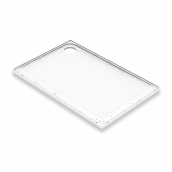AKW Mullen Anti-Slip Rectangular Shower Tray with Upstands 1420mm x 700mm Left Handed