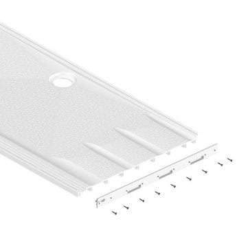 AKW Mullen Rectangular Cut-To-Length Shower Tray, 1800mm x 700mm, Non-Handed