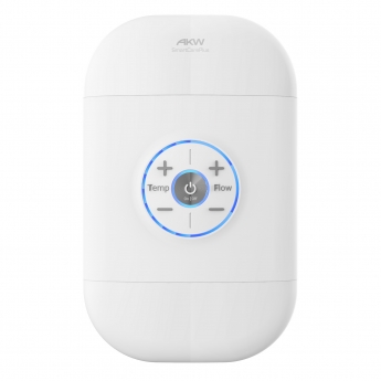 AKW SmartCare Plus White Electric Shower Silver/White Kit 10.5kW