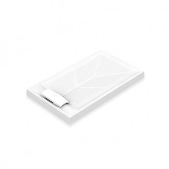 AKW Sulby Rectangular Shower Tray with Waste 1200mm x 700mm, Non-Handed