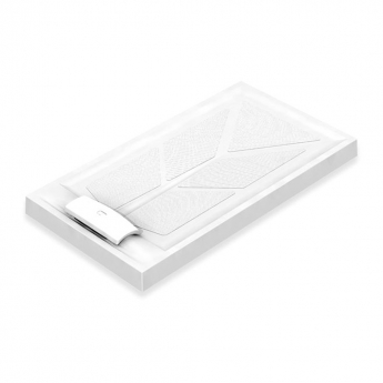 AKW Sulby Rectangular Shower Tray with Waste 1300mm x 700mm x 90mm Non-Handed