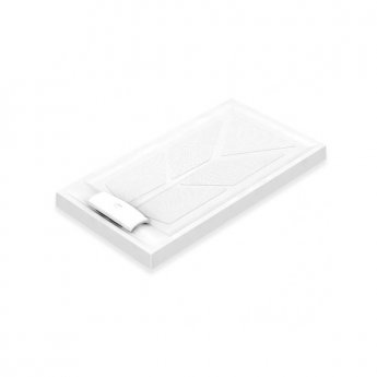 AKW Sulby Rectangular Shower Tray with Waste 1300mm x 700mm x 110mm, Non-Handed