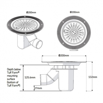 AKW Tuff Form TF75 Standard Gravity Waste For Vinyl