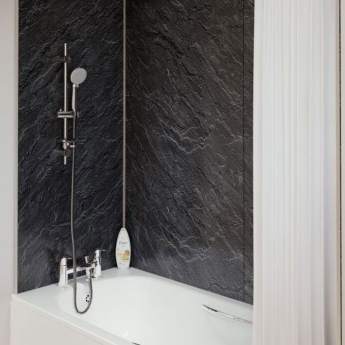 AKW U-Shaped Shower Curtain Rail 1200mm x 1120mm x 1200mm | Product Image