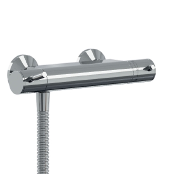 AKW Vettora Thermostatic Bar Shower Valve Dual Handle - Chrome | Product Image
