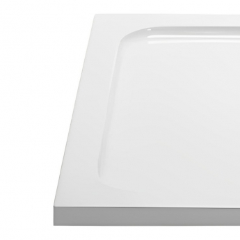 April Anti-Slip Square Shower Tray 1000mm x 1000mm - White