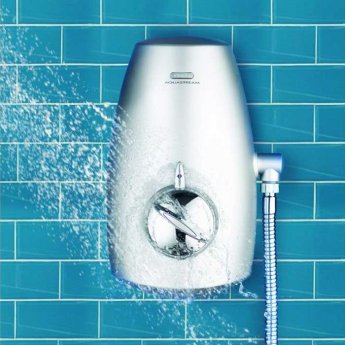 Aqualisa Aquastream Thermo Power Shower with Adjustable Head - Chrome