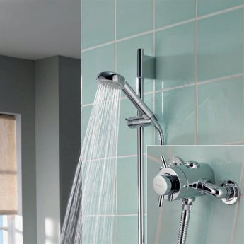 Aqualisa Aspire Dual Exposed Mixer Shower with Shower Kit
