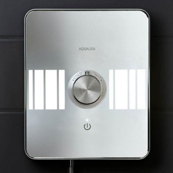 Aqualisa Lumi 10.5kW Electric Shower with Adjustable Head and Kit - Chrome