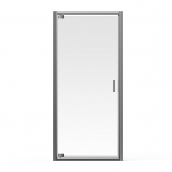 Aqualux Framed 6 Pivot Shower Door 760mm Wide - 6mm Glass