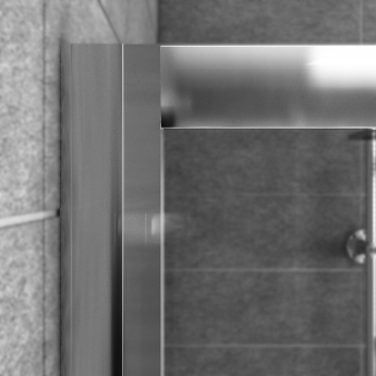 Aqualux Framed 6 Offset Quadrant LH Shower Enclosure 1000mm x 800mm with Shower Tray - 6mm Glass