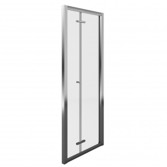 Aqualux Framed 8 Bi-Fold Shower Door 760mm Wide - 8mm Glass