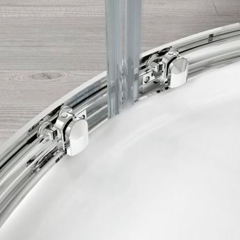 Aqualux Shine 8 Offset Quadrant Shower Enclosure 1200mm x 800mm - 8mm Glass