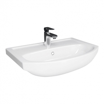 Arley Semi-Recessed Basin 500mm Wide - 1 Tap Hole